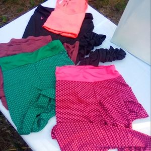 Bundle of workout clothes